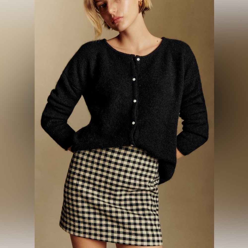 Sezane Gaspard Cardigan Black - Size XXS - Picture 2 of 5
